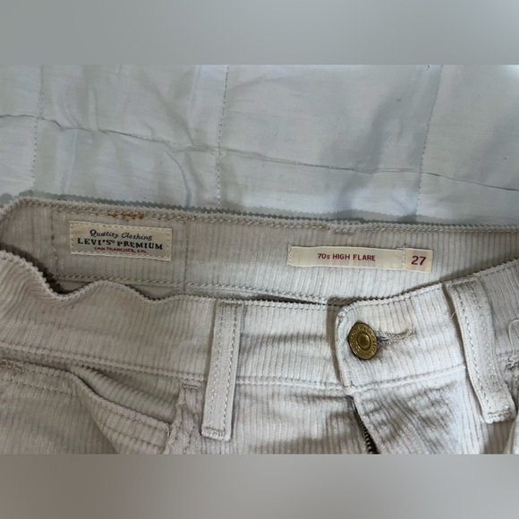 70'S HIGH RISE FLARE CORDUROY WOMEN'S JEANS - Picture 5 of 7